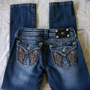 Miss Me straight leg jeans waist 26-inseam 29